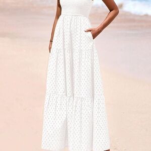 Elegant White Maxi Dress